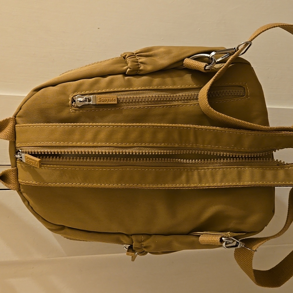 Suoyate Nylon Tan Mini Backpack - image 8